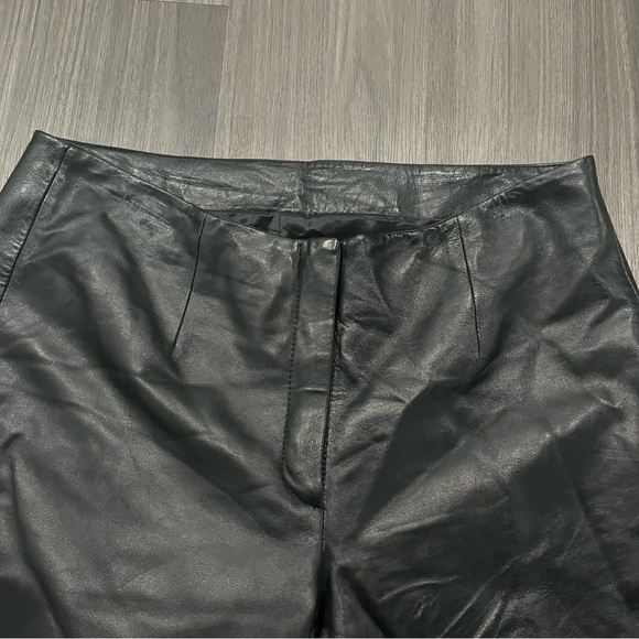 Wilsons Pelle Studio Vintage Leather Pants Black 10 - Picture 7 of 7